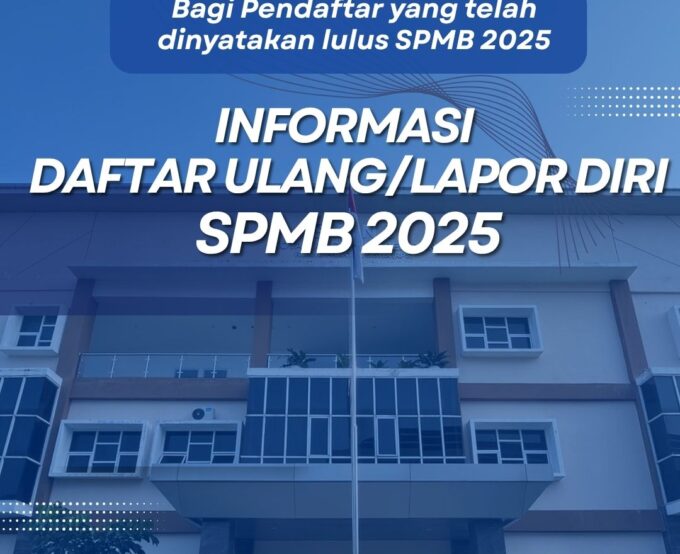 INFORMASI DAFTAR ULANG SPMB 2025-2026 SMKN 8 KOTA TANGERANG SELATAN